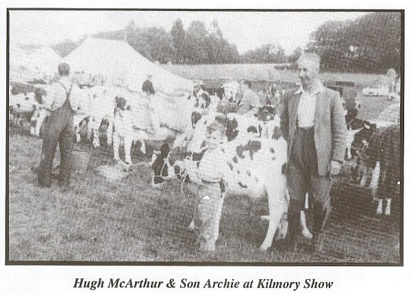 Hugh McArthur & Son Archie at Kilmory Show